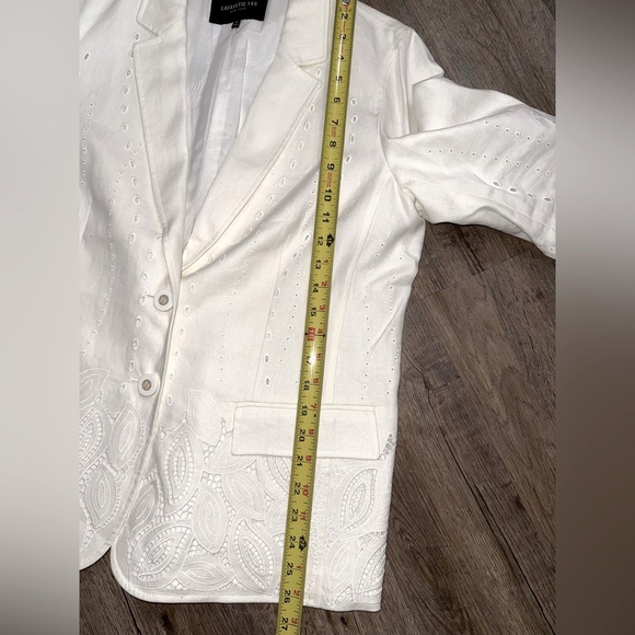 Lafayette 148 • Linen Lace 2 Button Blazer - Picture 8 of 13